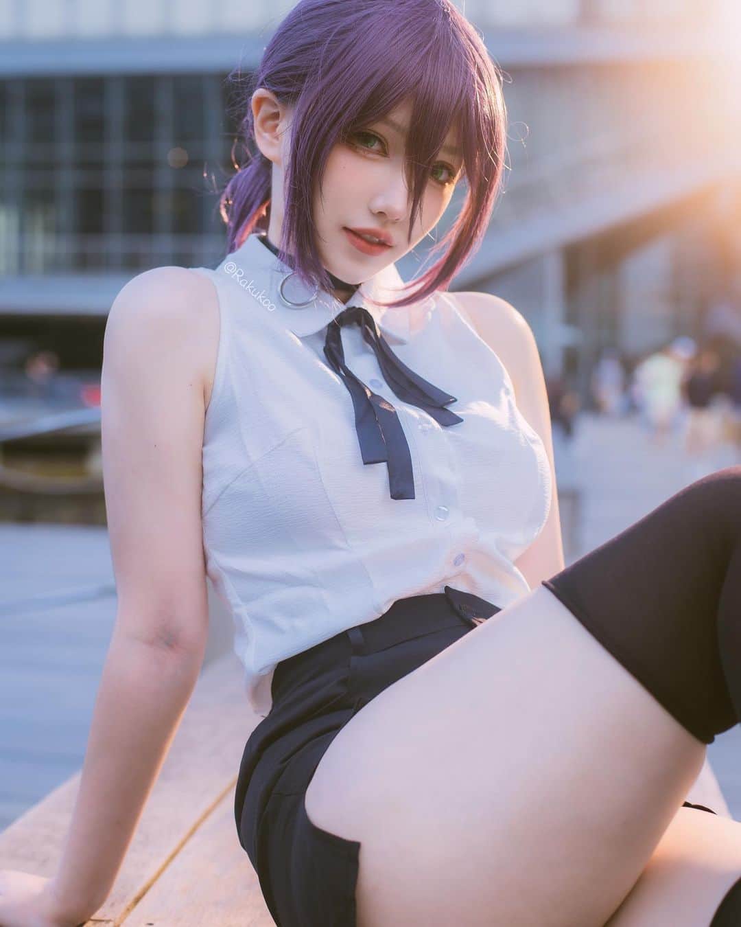 犬神洛洛子のインスタグラム：「Reze  📷 @wesley_kyoku   #chainsawman #cosplay #reze #チェンソーマン #コスプレ」