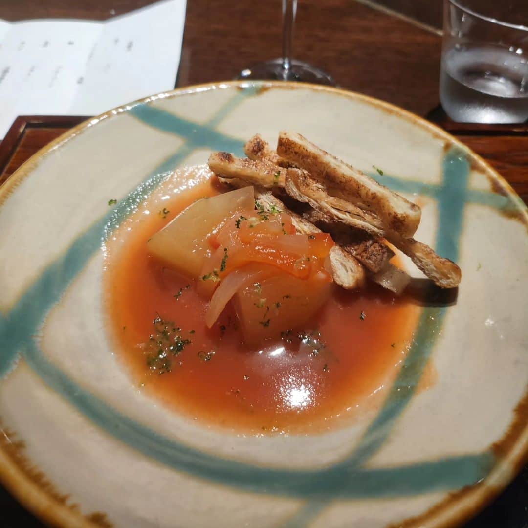 福川雅顕さんのインスタグラム写真 - (福川雅顕Instagram)「. 今宵も @denkushifulori  でこちらのコースをいただきにいきます . 食べる前に写真があるのは 先月も同じメニューを食べているからw 月１で通ってます ２ヶ月に一度メニューが変わります . Thanxxx.  @tsukkun1022」9月14日 16時36分 - masaakifukugawa