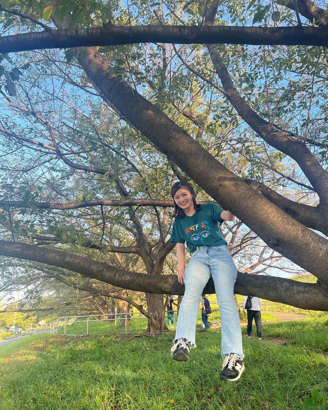 井上咲楽のインスタグラム：「きもちー！」
