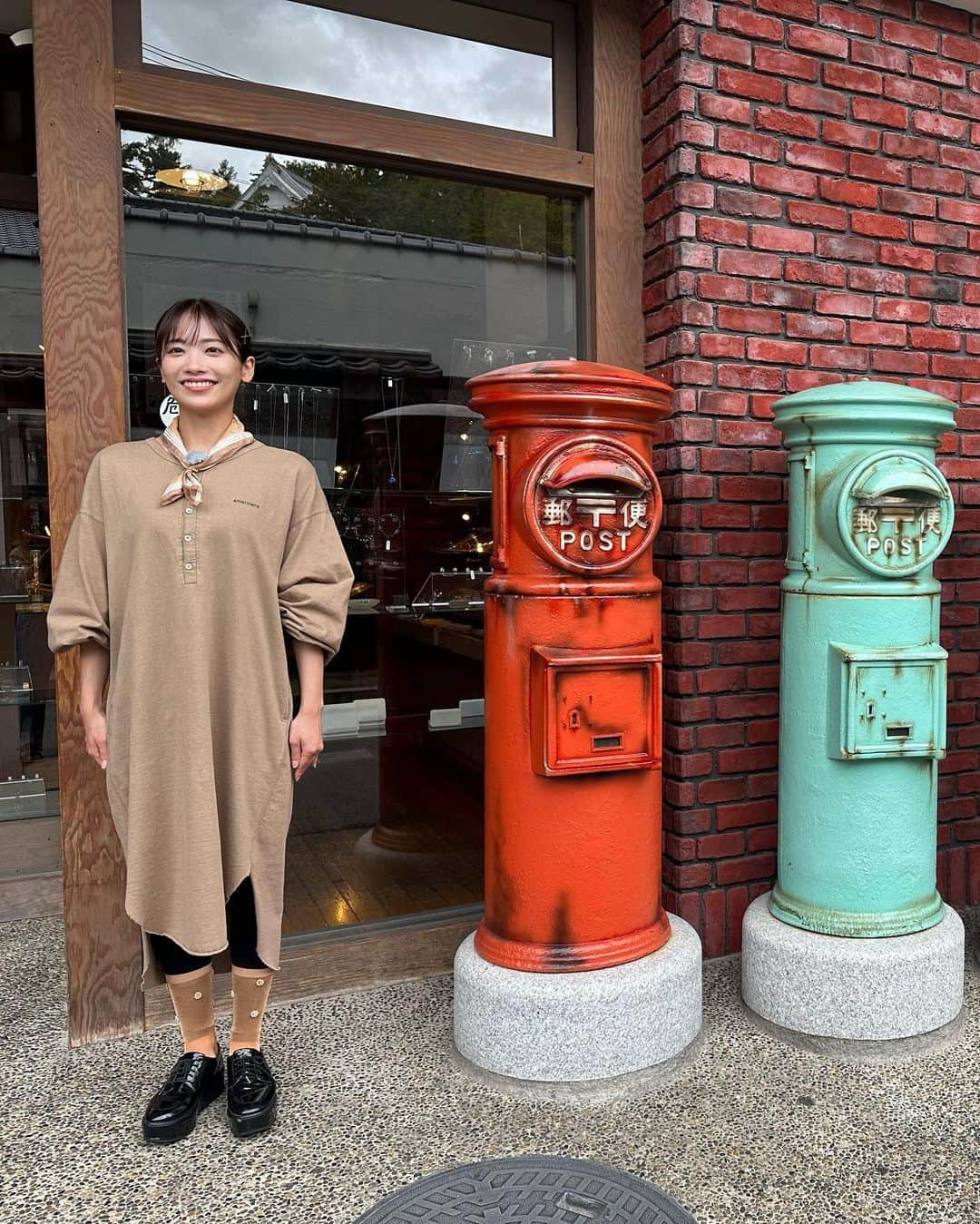 二宮芽生さんのインスタグラム写真 - (二宮芽生Instagram)「草津温泉街、沢山お散歩できました🍊🐒  オレンジソックスお気に入り♡  #キテルネ #ZIP #イタル_デザイン」9月14日 17時23分 - meuninomiya