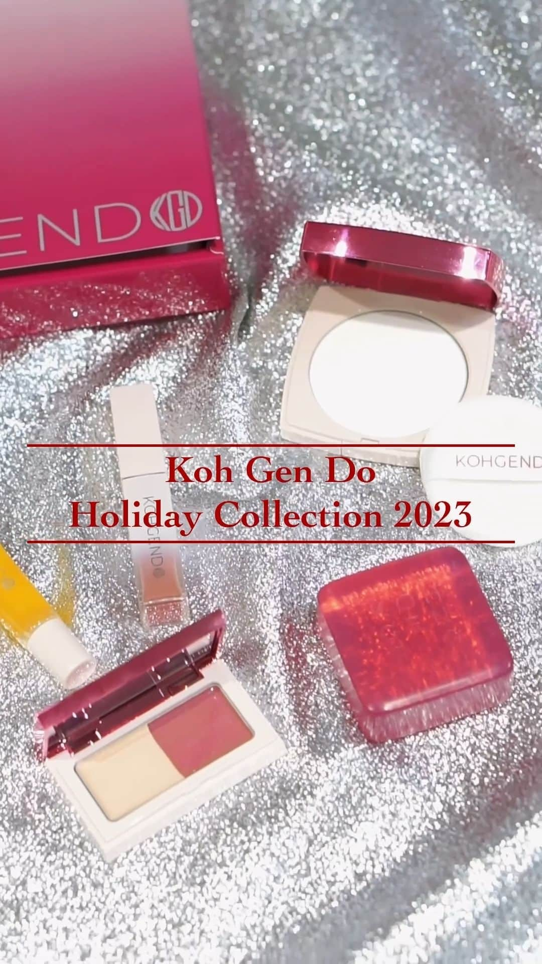 KohGenDo 江原道(こうげんどう)のインスタグラム：「✨9/26(火)から予約開始✨ Koh Gen Do Holiday Collection 2023  今年のクリスマスコフレは、 限定品をふんだんに詰め込んだ多幸感あふれる仕上がり💗  大人可愛くて、優秀なスキンケア＆メイクアイテムで 一気にホリデー気分に浸れることまちがいなしです！  --------------------- ▼Koh Gen Do Holiday Collection 2023 1.スキンケアパウダー R 2.クリーミーバイカラー チーク＆アイ <バニラ×ラズベリーローズ> 3.リキッドルージュ カラーフィックス＜ラズベリーローズ＞ 4.シュガースクラブ イン リップトリートメント 5.The SOAP ローズ  9,800円(税込)  【予約開始】 2023年9月26日(火)10:00  【予約先】 ・Koh Gen Doオンラインショップ ・麻布本店サロン  【一般販売開始日】 2023年10月 25日(水)10:00 ---------------------  さらに詳しい情報が知りたい方は、 プロフィール(@kohgendo_official )のURLからチェック！  クリスマスコフレが気になったら、 「保存」＆「いいね」してもらえると嬉しいです🙌  #KohGenDo #江原道 #KohGenDoHolidayCollection2023 #KohGenDoHolidayCollection #HolidayCollection2023 #HolidayCollection #ホリデーコレクション2023 #ホリデーコレクション #クリスマスコフレ2023 #クリスマスコフレ #スキンケアアイテム #メイクアイテム #スキンケアパウダーR #クリーミーバイカラーチークアンドアイ #リキッドルージュカラーフィックス #シュガースクラブインリップトリートメント #TheSOAPローズ #ご自愛美容 #ご自愛コスメ #新作コスメ #限定コスメ #敏感肌コスメ #国産コスメ #ピンクメイク #全色スウォッチ #コスメ情報 #コスメ動画 #クリスマスプレゼント #マイコウゲンドウ #楽屋から世界へ」