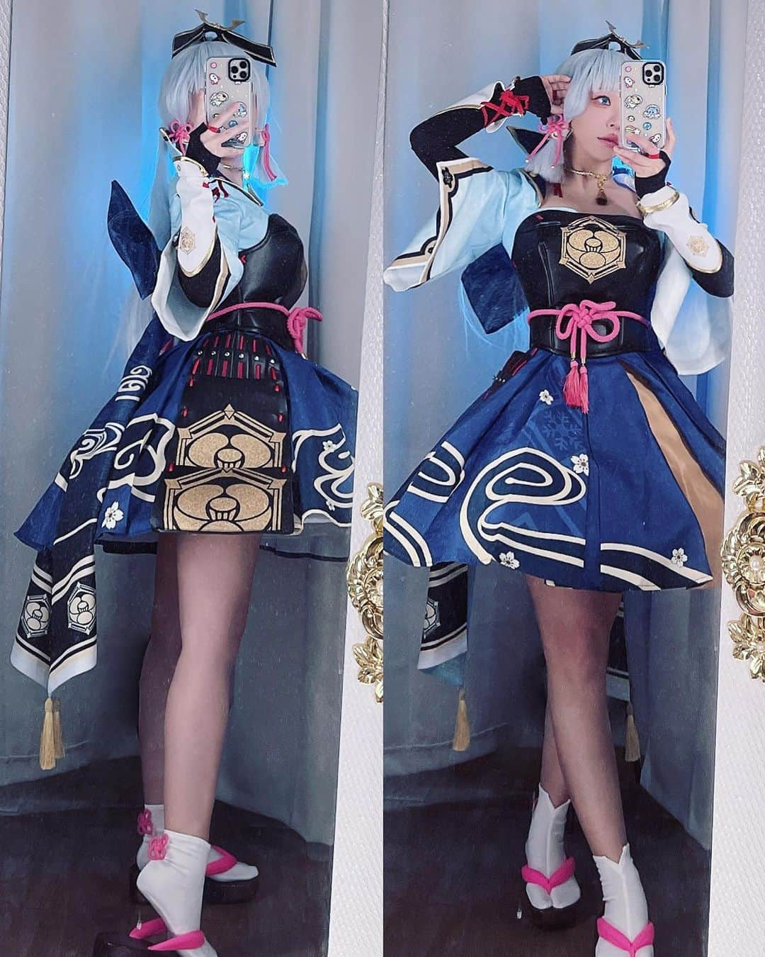 千尋のインスタグラム：「神里綾華 🫶🏻 買了2年終於拍了🫠  #genshinimpact #原神 #神里綾華 #cosplay #genshincosplay」