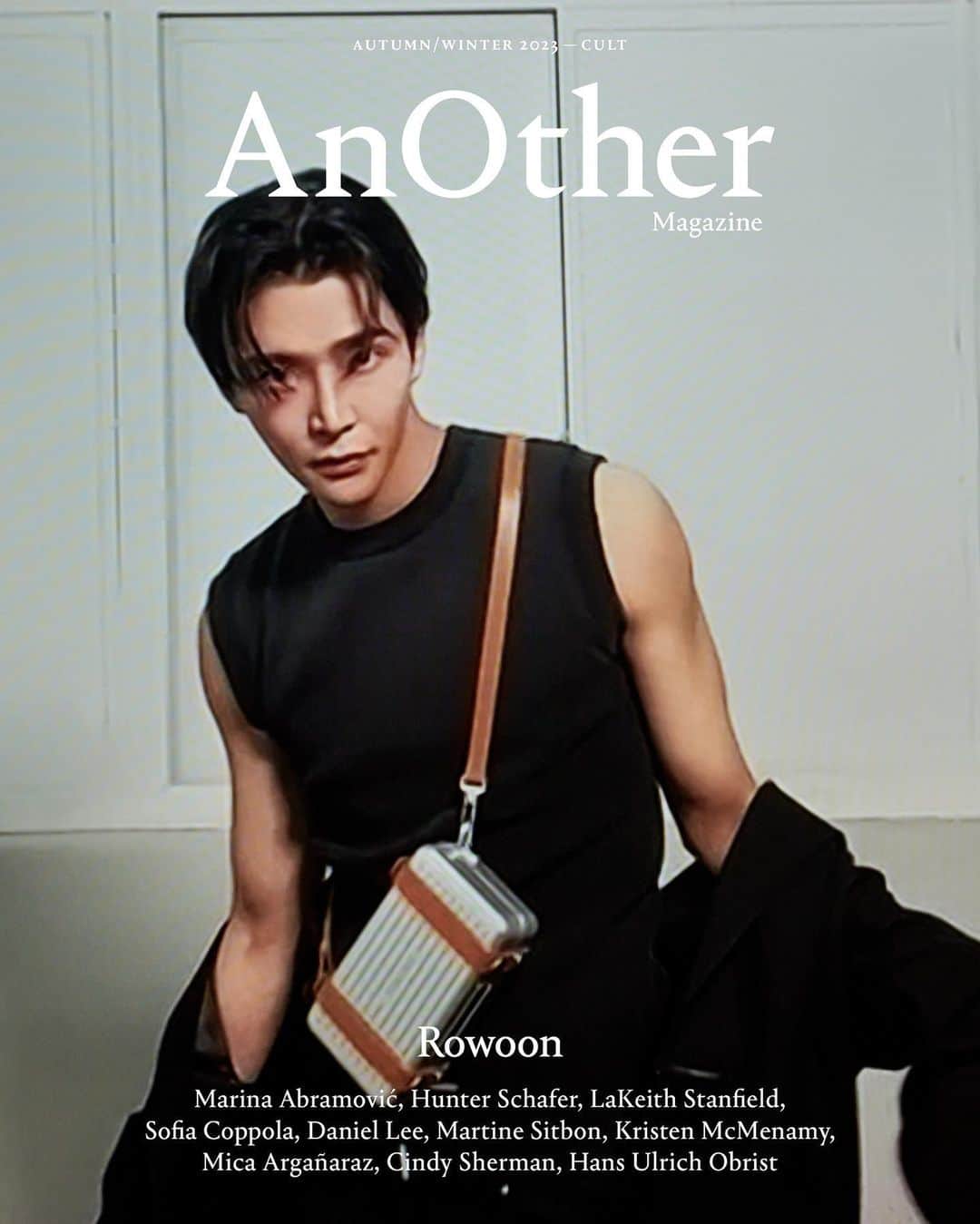 AnOther Magazineのインスタグラム：「AnOther Magazine Autumn/Winter 2023 – Cult. @ewsbdi in @givenchy and @rimowa ⁠ ⁠ Photography by @collierschorrstudio⁠ Styling by @f22lmin⁠ Sittings editor @rebeccaperlmutar ⁠ Interview by @_xtgx⁠ Editor-in-chief @susannahfrankel ⁠ Art direction by @sarahjaynetodd_ ⁠ Hair by @ozikc ⁠ Make-up by @ansunghee7⁠ Prop stylist @jeon.minkyu⁠ Production by @starch.haus ⁠ ⁠ AnOther Magazine Autumn/Winter 2023 is on sale worldwide from today⁠ ⁠ #AnOtherMagazineAW23 #Rowoon #Cult」