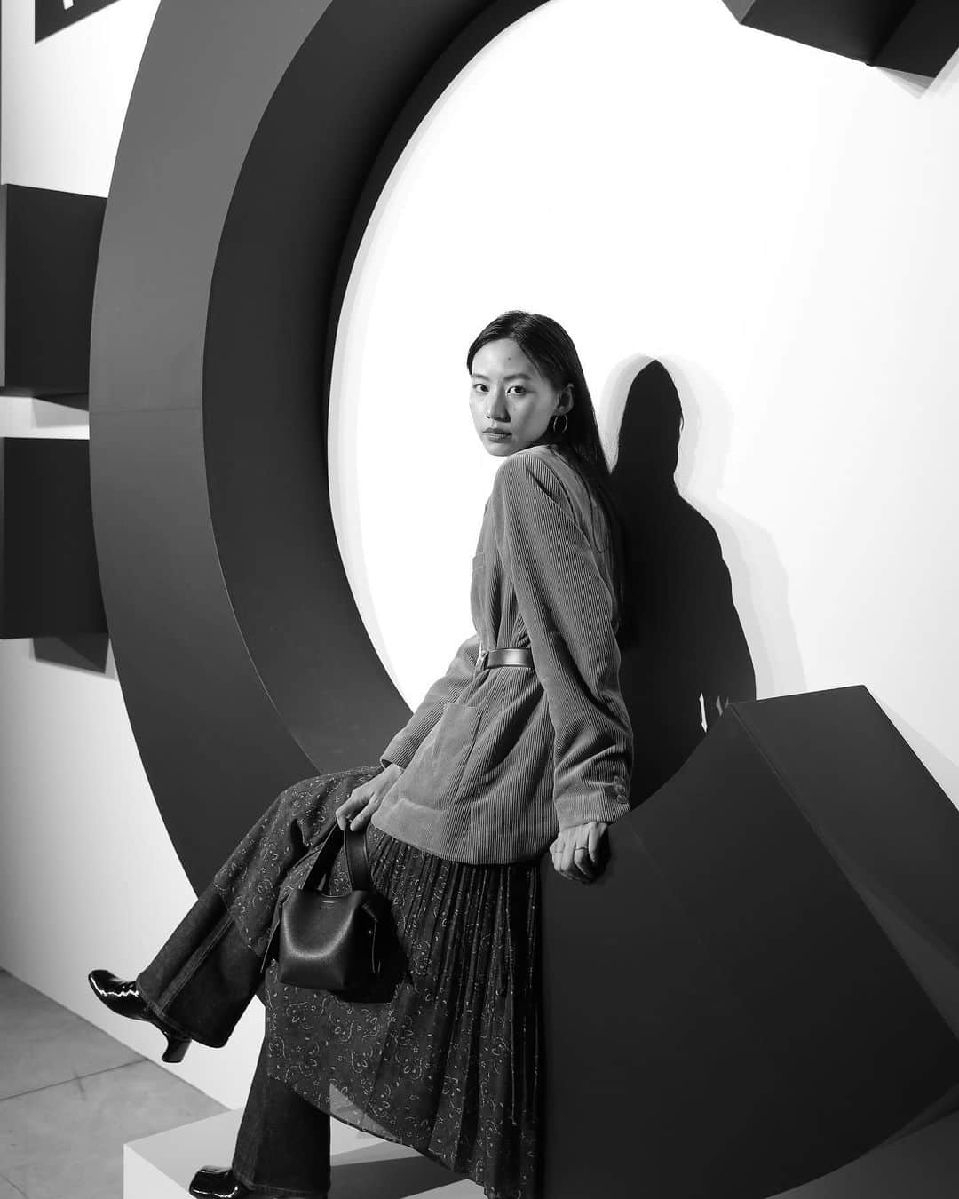 Shiho Sasakiのインスタグラム：「”UNIQLO：C‘’ @uniqlo @uniqlo_jp   @yuka_8922 とお邪魔してきました🙏🏻  @miyusato1216 Thank you🫰🏻 久しぶりに会えて、働く姿を見れて、元気出た💓  #UNIQLOC」