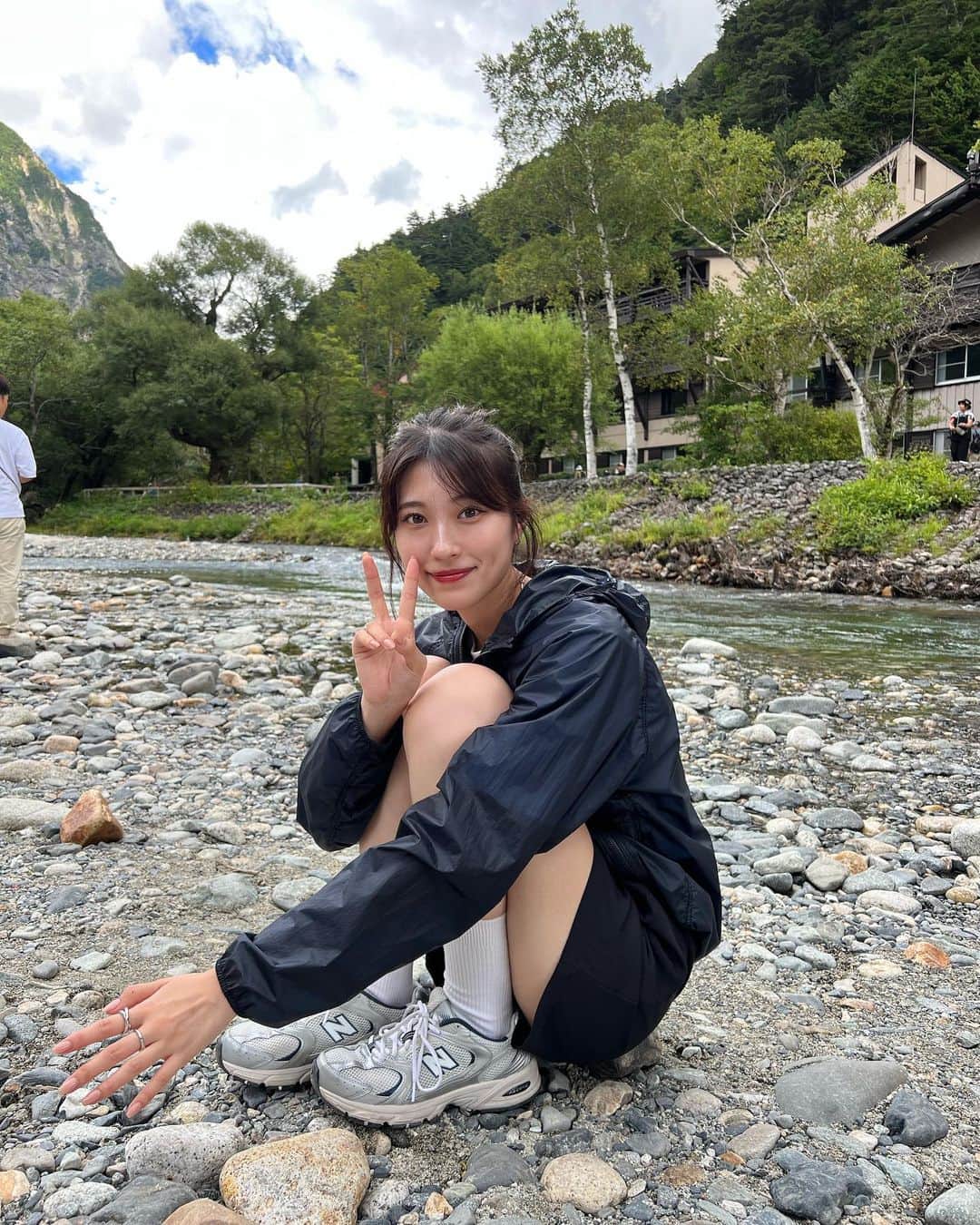 小山莉奈のインスタグラム：「どこを切り取っても良かった🍃 행복행~~~ ㅎㅎ #上高地 #일본 #일본여행」