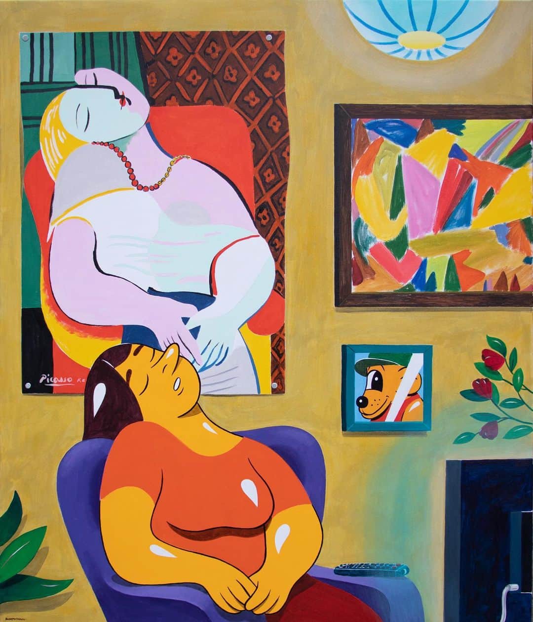 Juxtapoz Magazineのインスタグラム：「A preview of @huskmitnavn1 “Under the Same Sky” on view at @beyondthestreetsart LA starting September 16, 2023.  His work will be on display alongside shows by @conoperative and @tenderj」