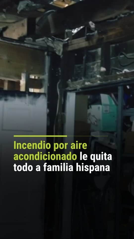 のインスタグラム：「🔥Un incendio provocado por un aire acondicionado mal conectado le quitó a esta familia hispana todo lo que construyeron en 30 años. Piden ayuda para salir adelante.  Reporta @leslieenriqueztv  📺 Más en Primer Impacto a las 5pm/ 4C de lunes a viernes por @univision」