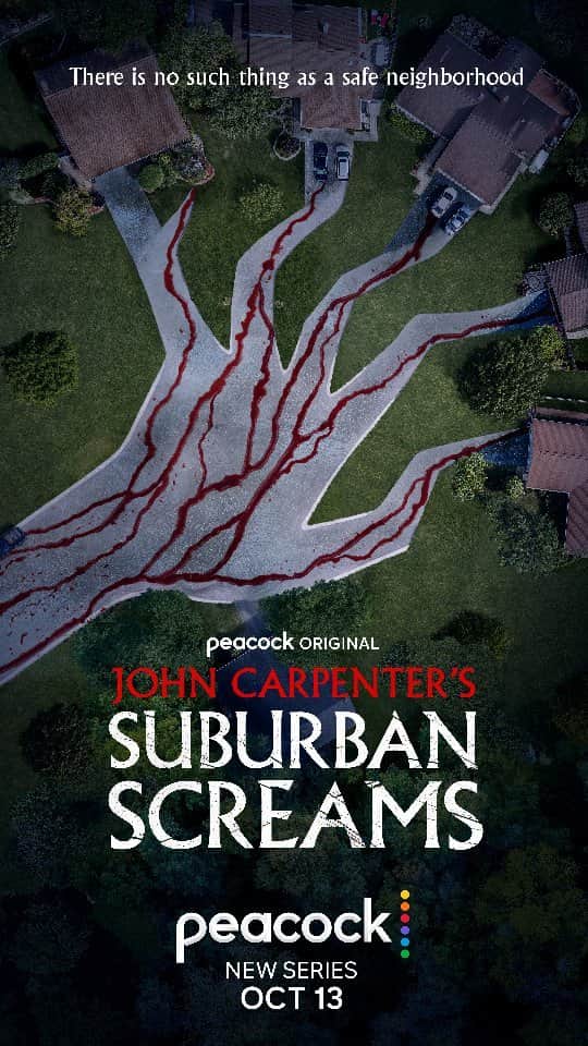 ジョン・カーペンターのインスタグラム：「Nothing we create is as scary as reality. #SuburbanScreams premieres Friday, October 13th」