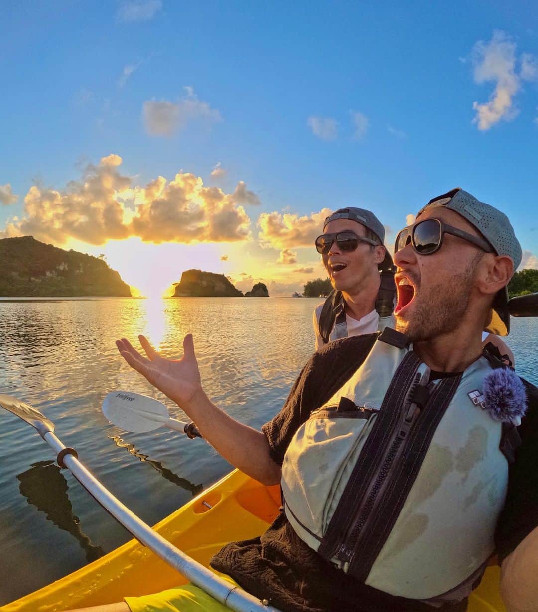 山根和馬のインスタグラム：「なんて言うか…カズカズです🌅 カズちゃん！ありがとう！ #カズカズ  #gopro #GoProHERO12 Black @goprojp @gopro #thanks #🤝🏻 @kazuch0924」
