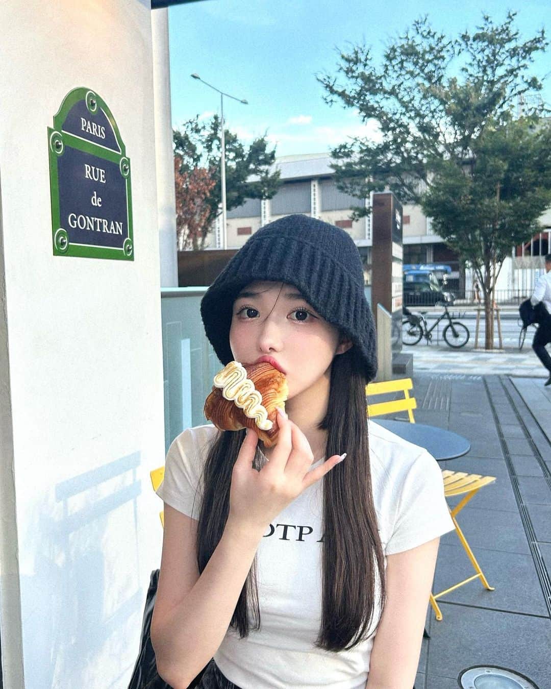 きぬのインスタグラム：「🥐🍞🥖」