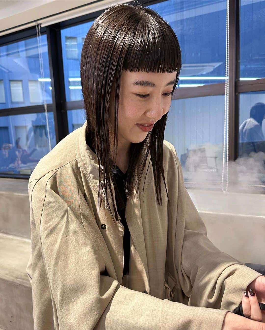 高橋忍さんのインスタグラム写真 - (高橋忍Instagram)「眉上の前髪は奥行き、厚さ、束感、幅 大切ですー！」9月14日 21時46分 - nanuk_takahashi.buri