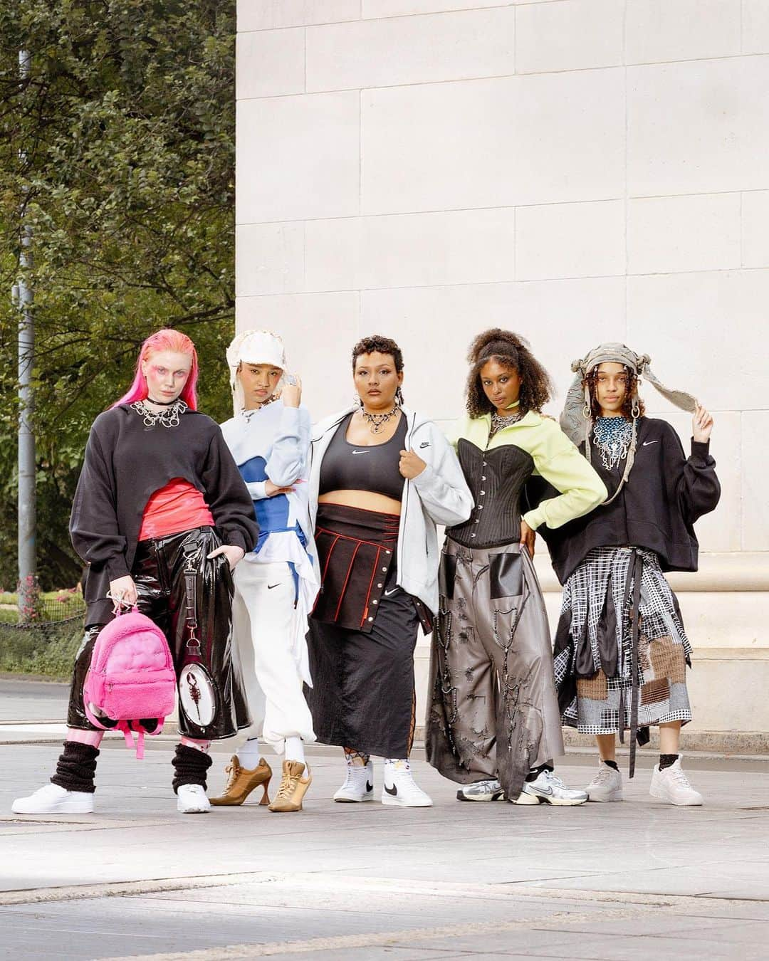 NikeNYCさんのインスタグラム写真 - (NikeNYCInstagram)「It's more than just sportswear; it's a lifestyle. @nikenyc partners with @primadonnazine to create a world of individuality through clothing. Join the Nike x Primadonna Zine celebration and let your style narrate your unique story.  Cover models: @myaawest @julianna.lombardo   Stylists: @angiehiness @monb0n Assistant Stylist: @briannatirado Makeup Artists: @brooke.harry.artistry, @makeupbygilliant, @robinstrightnyc Hair Stylists: @divine.laboratory, @hairby.rhia Nail Artists: @_mean_queen_nailsandtattoos_ , @prettychromednails Photo Assistants: @neukiid, @tiwa.neo Fashion Styling Interns: @isabelladianaa @mlbells @gabbyhannley @not.nikaa Featured garments: @nikewomen, @prettypoisonbunnys, @ying_fll, @arishnikov, @rencorporation, @zemeta_official, @tacky_girlz_, @dauphinette.nyc, @pipencolorena, @tdmale_, @iamnovazo, @holiknyc, @anjaceciliashop, @coralinnea, @jadedmade, @beepybella, @maisonde.fous, @goodsport.xyz, @koven2024, @is_xahla, @__sentimiento, @beaconscloset, @trashandvaudeville, @genzero_official, @cycl_d, @madeline.porterfield.knitwear」9月14日 21時58分 - nikenyc