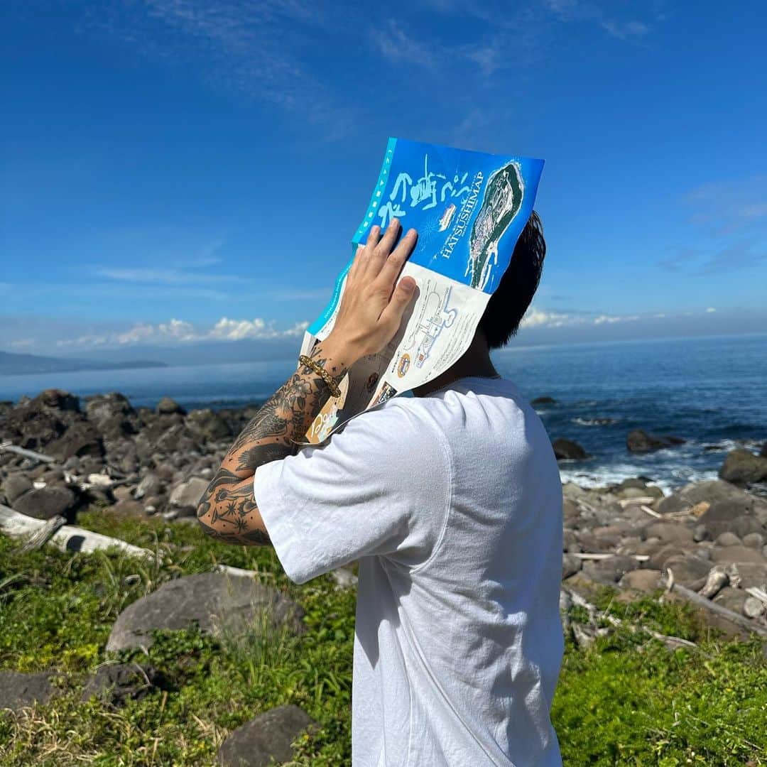 漆山葵さんのインスタグラム写真 - (漆山葵Instagram)「初島🏝️ とってもとっても暑くてまた焼けました🙆‍♂️」9月14日 22時15分 - a3r21n32