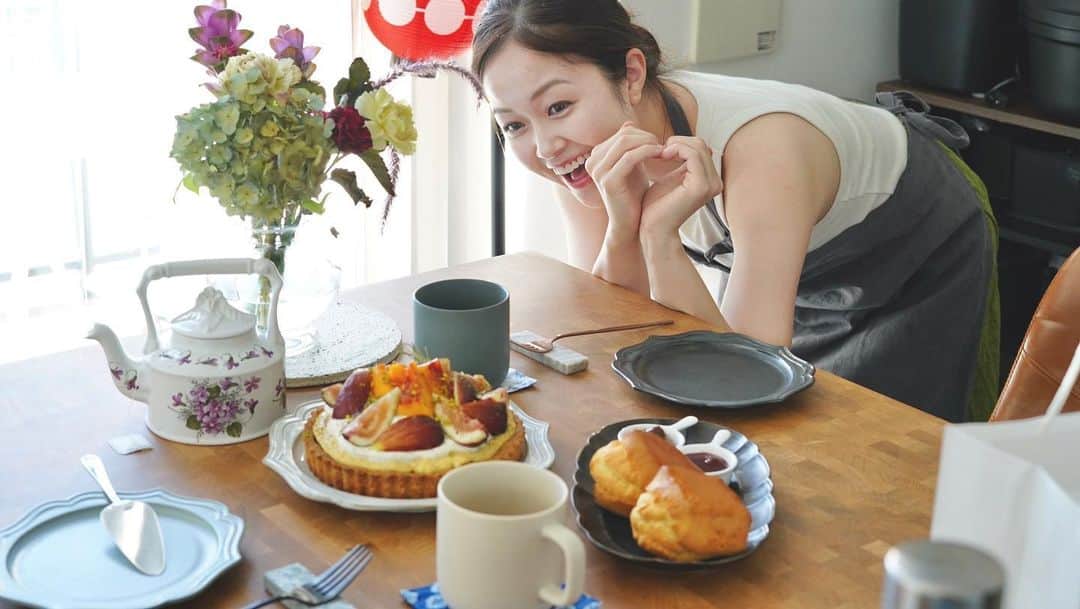 誠子さんのインスタグラム写真 - (誠子Instagram)「未来ちゃんがつくってくれたケーキを食べながらお料理の話をたくさんしました。  可愛いくて美味しくて 見てるだけで幸せいこです。🍰  これからお料理で楽しいことやります。 とにかく色々と考えてるのでみんな待っててね。🙊🤍」9月14日 22時12分 - seiko_1204