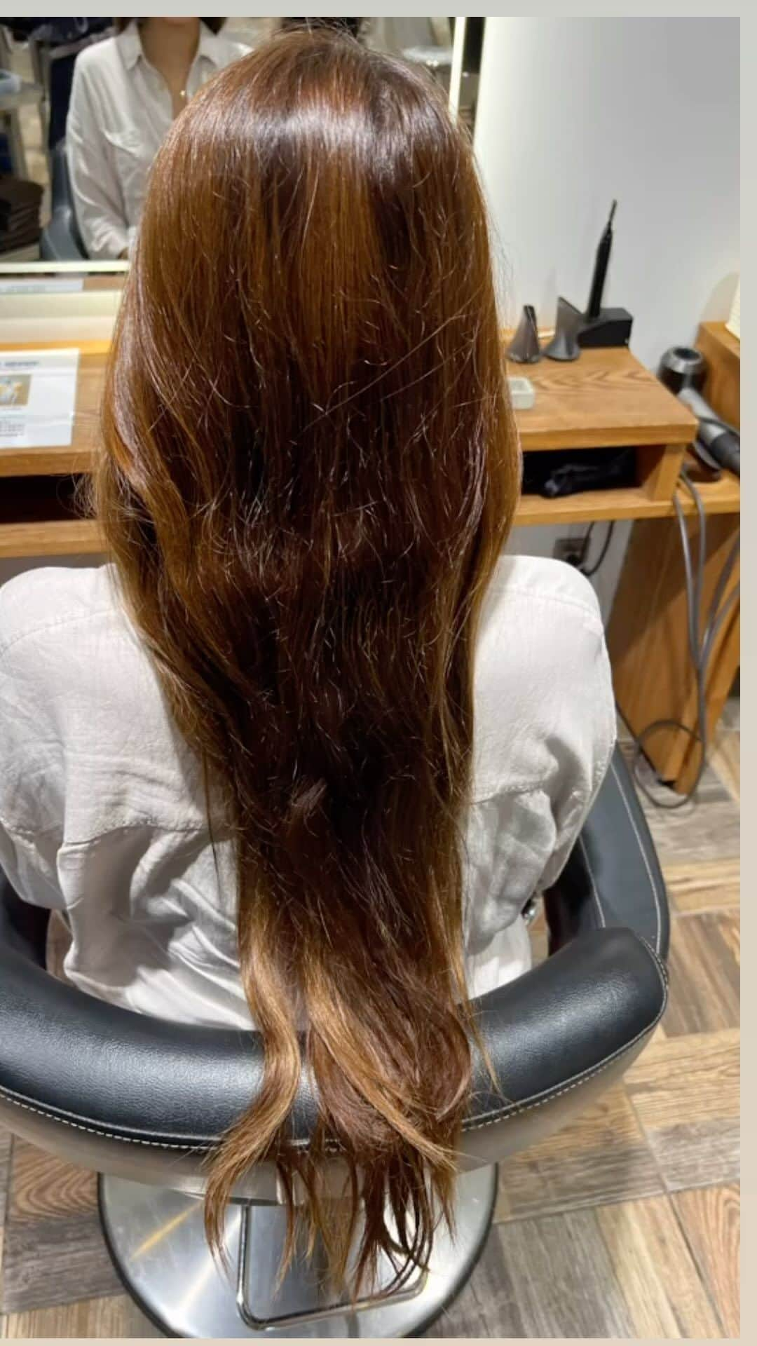 サブのインスタグラム：「ダメージ受けすぎた私のロングヘアを生き返らせてくれるサロン💇‍♀️ @lolonimochair   今回も最高の仕上がり✨いつもいつもありがとうございます🙏  #花小金井 #花小金井美容室  #ヘアサロン #トリートメント #トリートメントでツヤツヤ  #ちゅるちゅる  #触られたい髪 #触りたい #触りたい髪 #ロングヘア #ヘアサロン #ロロニモック #lolonimochair」