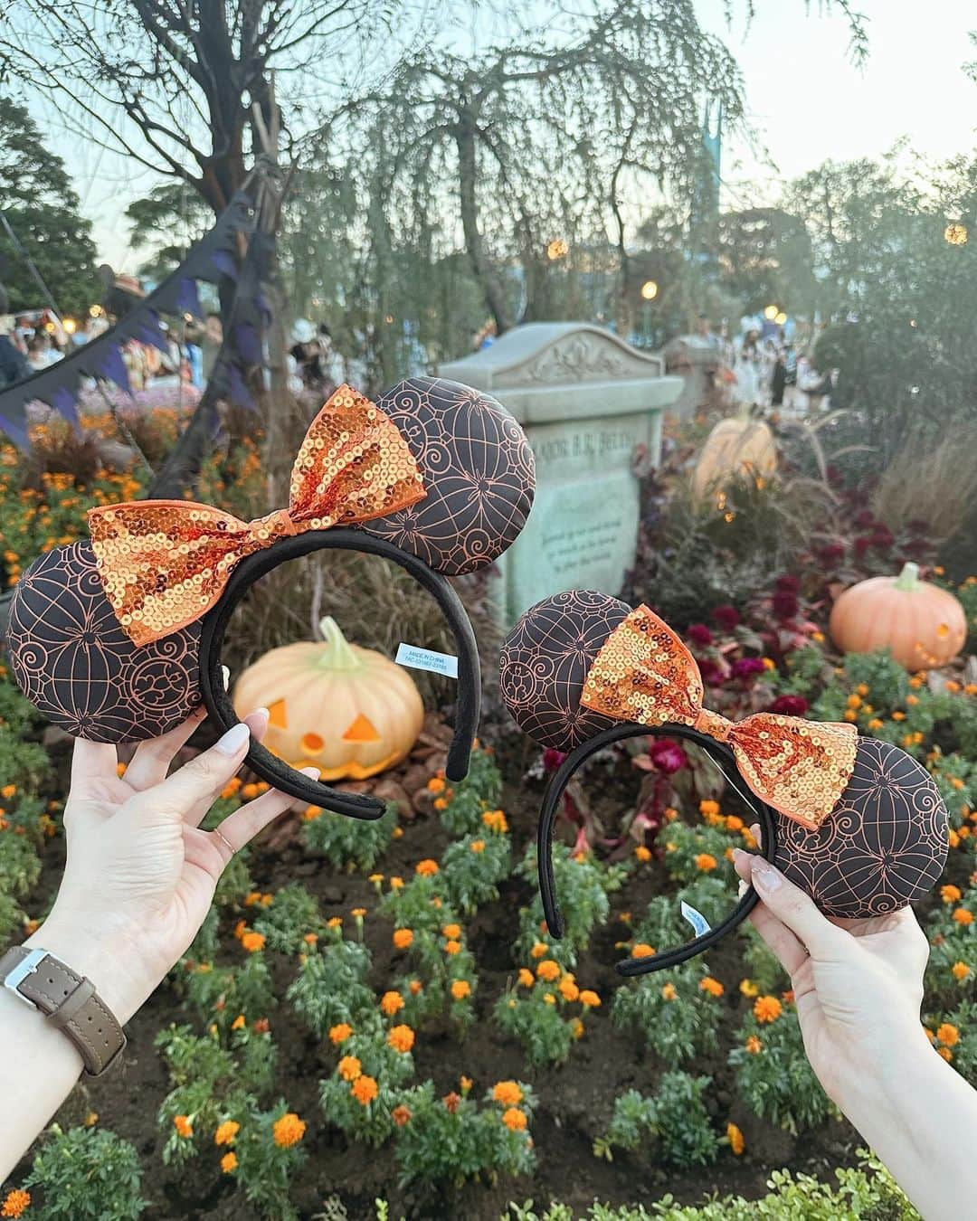 SHIHORINさんのインスタグラム写真 - (SHIHORINInstagram)「ꕀ🎃👻🖤🧡˒˒  Disney Halloween2023♡♥ 今年のグッズもかわいい🎃🫶🏻  灼熱すぎてほぼ休憩してたね🫠🫠笑 スプブ完全版も早くみたいな🐭👻🤍🖤 まうすびーと自由席復活嬉しい&ラス回当たって2回みれてはっぴーすぎた🥹♡  ハロウィン何回いけるかな〜🎃♡  #shihorin__disney #tokyodisneyland #tokyodisneyresort #disneyhalloween #disneyhalloween2023 #東京ディズニーランド #東京ディズニーリゾート #ディズニーハロウィン #ディズニーハロウィン2023 #ディズニーハロウィングッズ #ミニーカチューシャ」9月14日 23時16分 - shihoriiin49