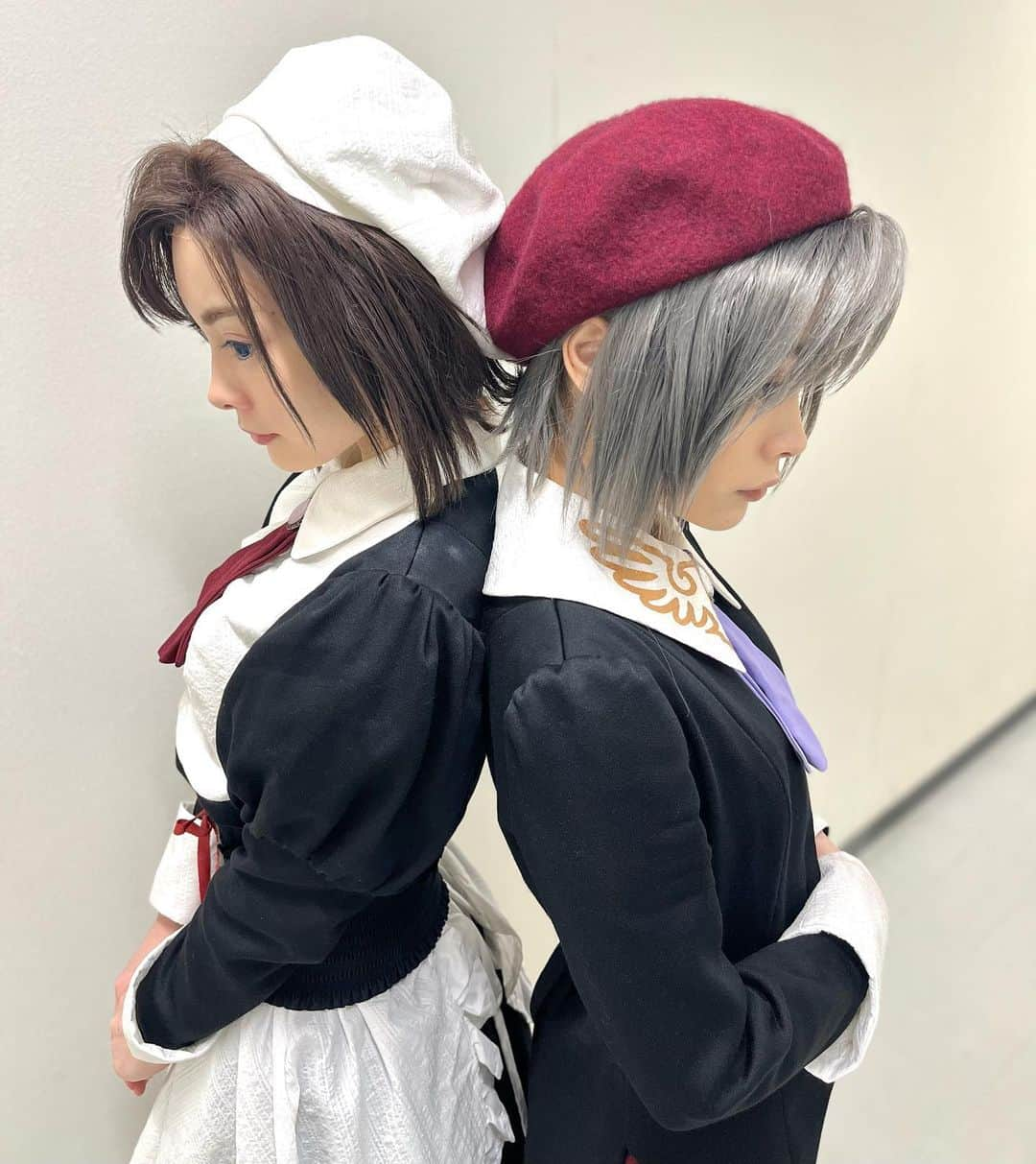 MIOさんのインスタグラム写真 - (MIOInstagram)「. 舞台『うみねこのなく頃に』 MIOYAEで紗音嘉音。 女の子と男の子を演じました。 配信アーカイブ9月16日23:59までですのでぜひぜひご覧ください！！ . . #舞台#うみねこのなく頃に#うみステ#うみステ2#紗音#嘉音#シャノカノ#uminekononakukoroni#umineko#shanon#kanon」9月14日 23時17分 - mio_abp