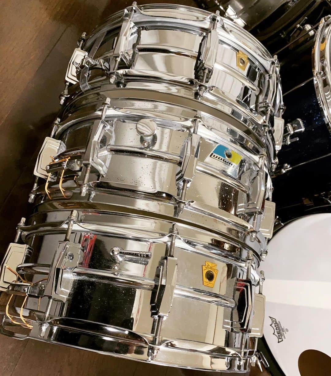 のインスタグラム：「ludwig LM400（L-400）三兄弟」