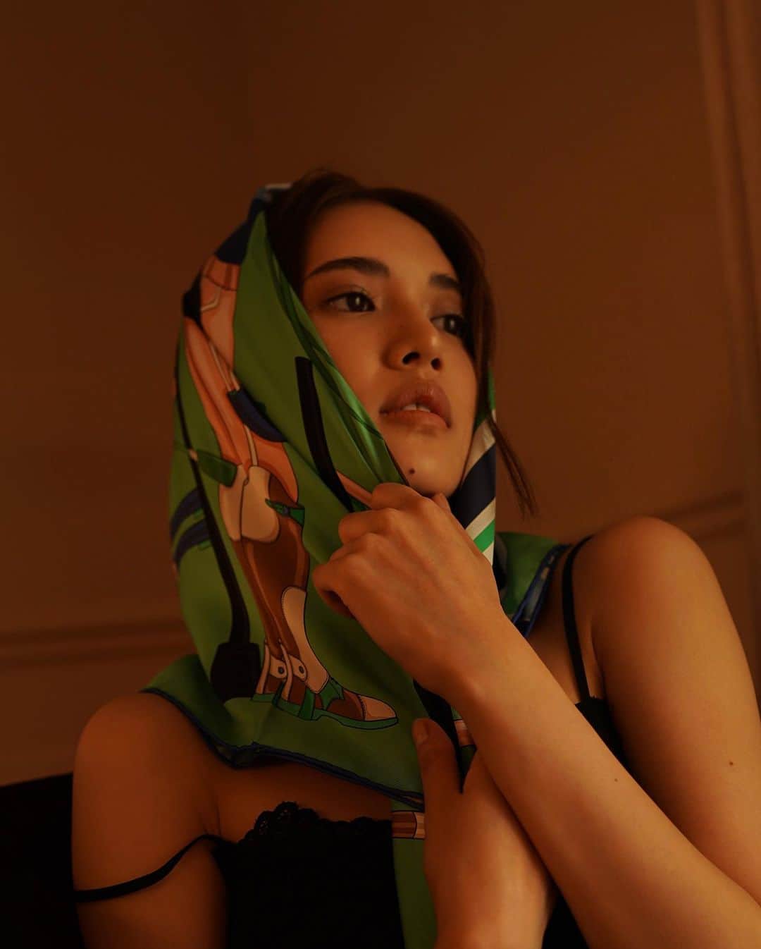 藤井夏恋のインスタグラム：「Karen in Paris. hm/ph by Tomoka Kitsunai」
