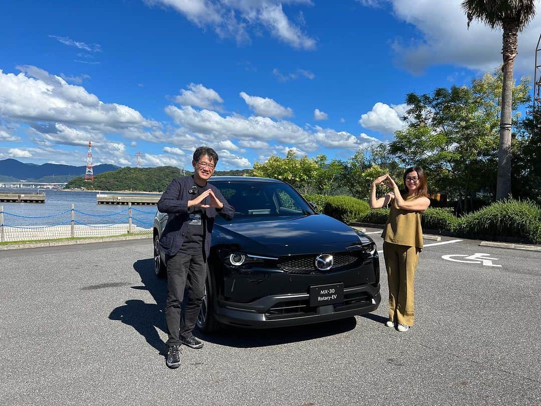 吉田由美のインスタグラム：「ロータリーエンジン復活！  マツダ　MX-30 Rotary-EV  https://youtu.be/R8oAgKv9AjA?si=6N4haQot33Q6sn3K  https://youtu.be/W7SNr9WuJBU?si=i3Q9oIrRc3xIChYt」