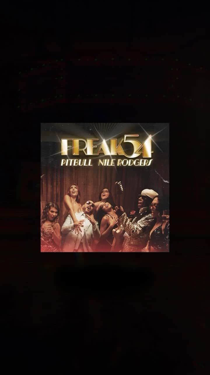 のインスタグラム：「New single #Freak54 with @nilerodgers is out at midnight. Get ready 🔥」