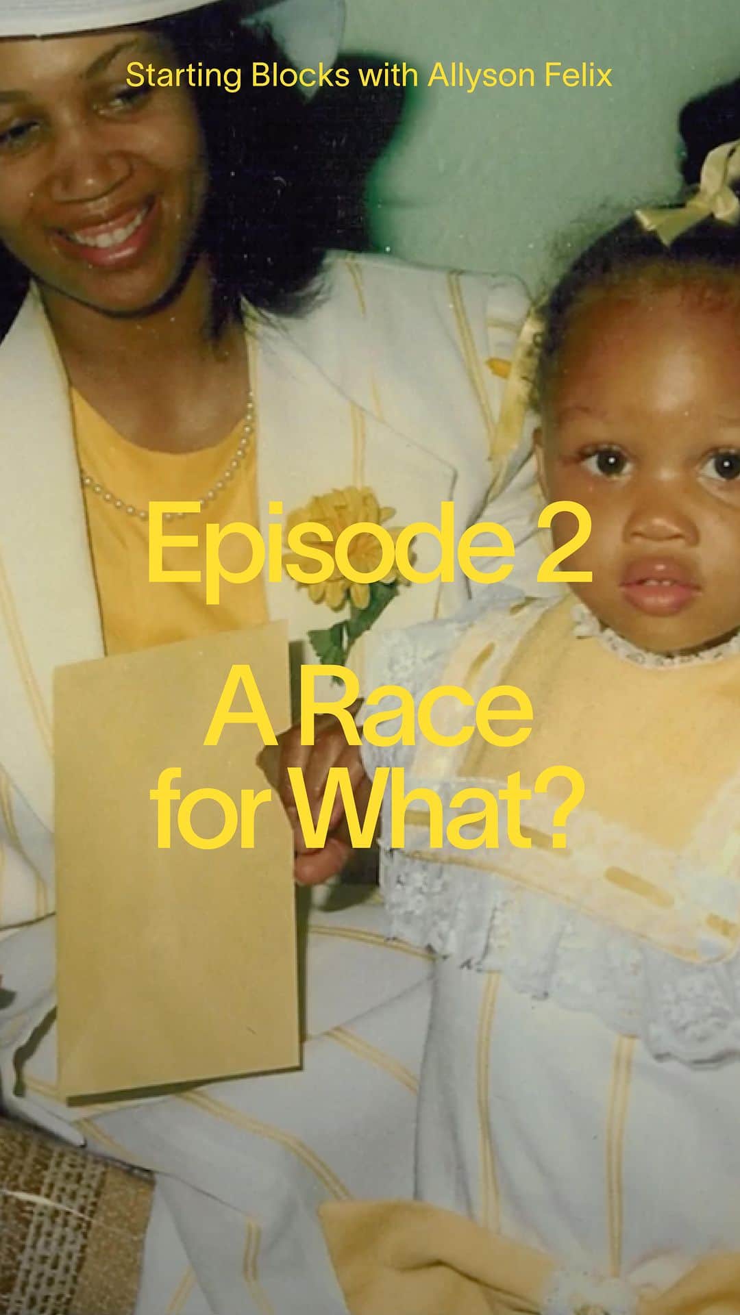アリソン・フェリックスのインスタグラム：「I always thought that the greatest achievement in my life would be an Olympic gold, but becoming a mother has given me a whole new perspective. The long hours, tears, and fears are conquered by a love that knows no bounds.   In episode 2 of “Starting Blocks,” I share how my daughter Camryn inspired me to create change and find my voice through fighting for maternal protections. Presented by AG1.  Link in bio to watch the full episode on YouTube ✌🏾」