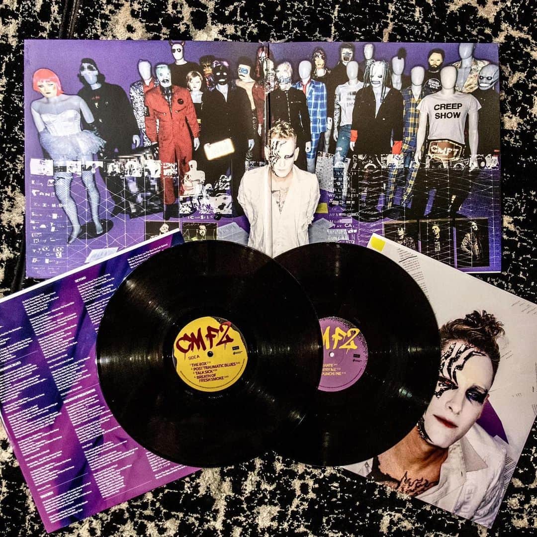 コリィ・テイラーのインスタグラム：「CMF2 is getting ready to be shipped to your front door. Pre-order now on @amazon ahead of its release tomorrow: link in bio.」