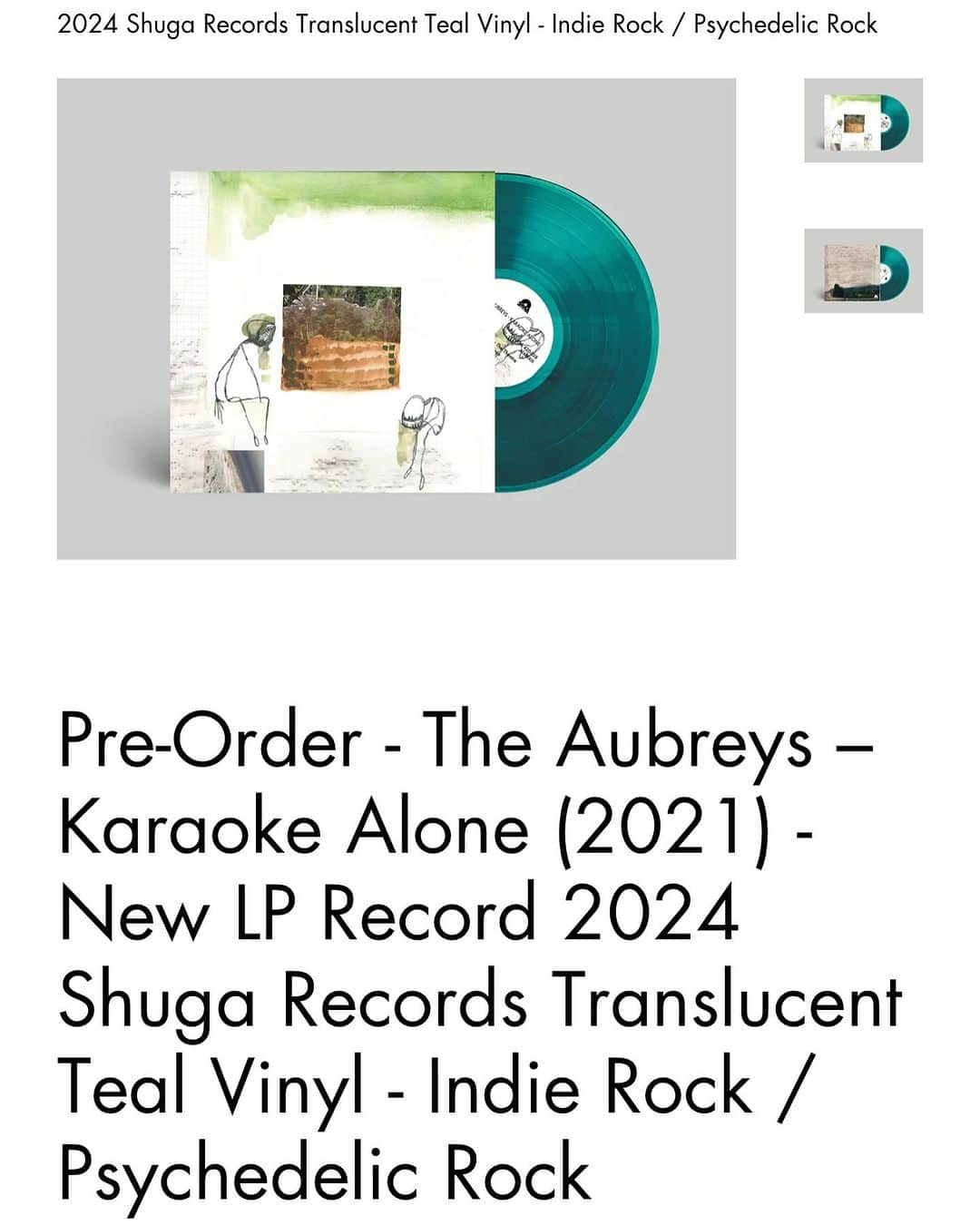 フィン・ヴォルフハルトのインスタグラム：「After 2 years of just a digital release me and @drumboym are finally putting out our @theaubreysrphun record ‘Karaoke Alone’ on vinyl with @shugarecords !! You can pre order in the bio for a steal of 15 bucks! Autographed ones are 30 :)」