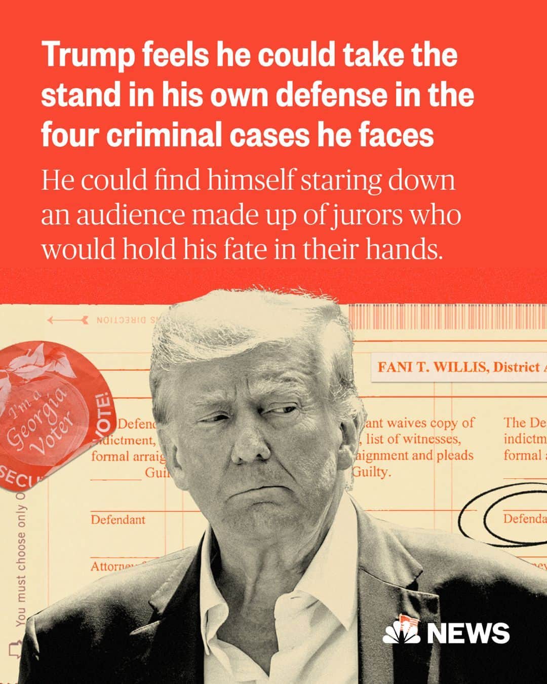 NBC Newsのインスタグラム：「Defense attorneys, former prosecutors and jury experts say picking the right jurors could make the difference for Trump.   The makeup of the panel is perhaps the earliest indicator of how the case will be decided and perhaps the last chance for the two sides to measurably shape a trial’s outcome.  Just one person could hang a jury, acquitting the former president of the dozens of counts pooling around him.  “Once jury selection is done, the case is over,” said Lisa Blue Baron, a nationally renowned jury consultant and trial attorney.  Read more at the link in bio.」