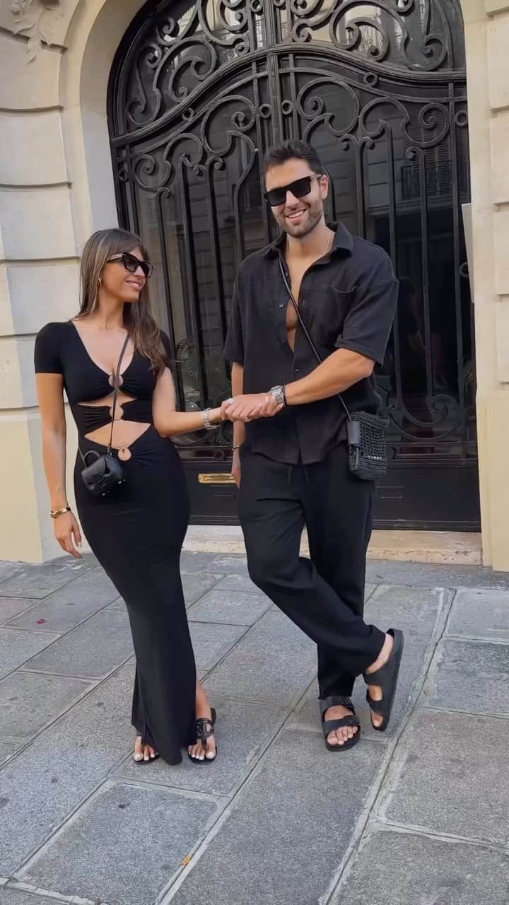 Men Withのインスタグラム：「Couple outfits in Paris - which one is your favorite? 🙌🏽  #menwithstreetstyle」