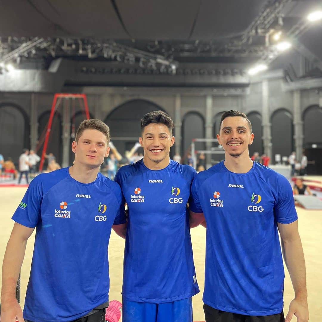 アルトゥール・オヤカワ・マリアノのインスタグラム：「Paris World Cup 2023 🇫🇷💙 @cbginastica」
