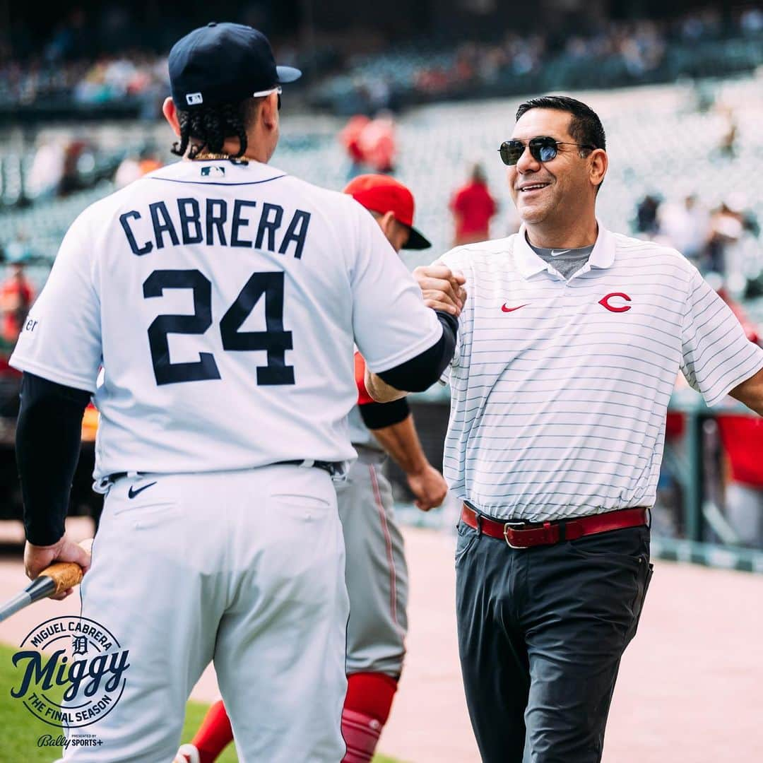 ミゲル・カブレラさんのインスタグラム写真 - (ミゲル・カブレラInstagram)「Thank you, @reds! #GraciasMiggy」9月15日 3時00分 - miggy24