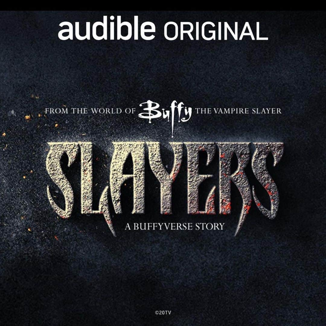 カリスマ・カーペンターのインスタグラム：「I am so damn proud of friends @rebma_nosneb and @Christophgolden for providing a story within a beloved universe that is truly of service to my character, Cordelia Chase. If there was ever to be #justiceforcordelia this audio drama series told over 8 hours (in 9 episodes) on @audible provides it. And I’d very much like to lean into, amplify, and center that fact. After all, it’s ultimately why I agreed to be a part of it. Also, I believed it would be redemptive of so many things for both me and the fandom. Who, above all, deserve that.  .  This is an ensemble cast of mostly OG cast members including @AnthonySHead and  @strongdanny ( what a coup! ) But may I just highlight the many compelling women in this series which duly honors Slayer’s origin story of female empowerment?  @julietlandau is a baddy powerhouse  @rebma_nosneb surprises! ( all the hats she wears on this; I bow down ) @emmacaulfieldofficial is as watchable (now, listenable???) as ever!  •  But at the story’s core, narrated by, (personal and fan fav) @jamesmarstersOf, is the journey of a world weary slayer named Cordelia who mentors a young eager newbie, Indira, portrayed with tremendous heart by @layadeleonhayes  She is a superstar!  .  Lastly, @thejamesleary won my heart in studio! Look out, he’ll steal yours too.  .  Thank you @waylandprod for bringing your skill and expertise to the project. It was a pleasure to work with you and our entire engineering crew. . Preorder is available now! #slayersxaudible」