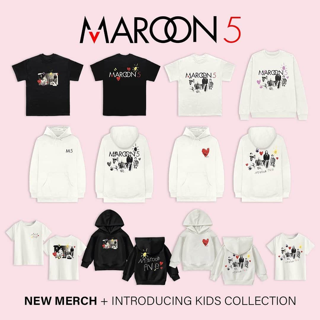 Maroon 5さんのインスタグラム写真 - (Maroon 5Instagram)「NEW MERCH + KIDS COLLECTION 🚨 link in bio 📲」9月15日 2時00分 - maroon5