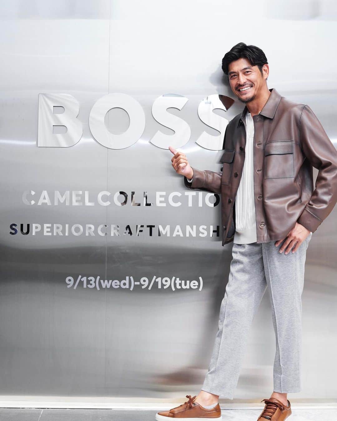 のインスタグラム：「【BOSS POP UP STORE】  いつもお世話になっている"BOSS" @boss のポップアップが新宿伊勢丹メンズ館にて開催中です！  自分も昨日お邪魔させて頂きました。  秋冬の新作物やBOSSのワッペンを使ったオリジナルTEEを作れたりと内容も盛り沢山です。ぜひお時間のある方は覗いてみてください！  詳細はこちらから↓↓↓  【BOSS POP UP STORE】  ◆伊勢丹新宿店 メンズ館１階  ザ・ステージ にてPOP-UP ストアオープン   ◆BOSSのリュクスラインを展開   ◆9月13日(水) ～9月19日(火) 午前10時～午後8時   ◆指定のTシャツをご購入いただくと、BOSS オリジナル パッチを購入いただいたTシャツに付けるサービスを開催中   #BeYourOwnBOSS」