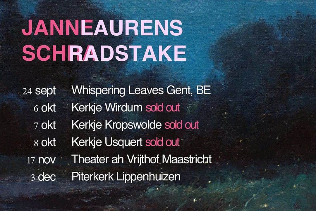 ヤナ・スクラのインスタグラム：「Kleine liedjes om de mensheid te redden. Kaartjes via janne.tv/tour」