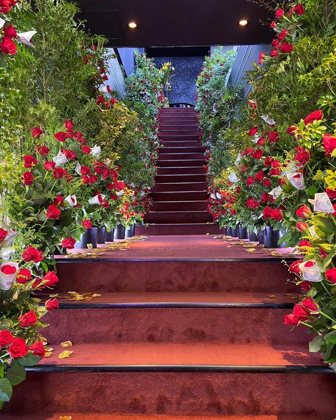 鳳まりあさんのインスタグラム写真 - (鳳まりあInstagram)「7.14~15でバースデーを やらせていただきました❣️  グラマラスといえば 階段なので、階段に内装してもらい、たくさんの皆様のお花のおかげでド派手な階段を作ることができました🩷  @rinrin.of.joitoy  @yuta_misaki  @chisato_romanee  @haruki.kai  @yosefutakeuchi  @tsuji.keita1989  @andy_dress_official  @keiichi1001___  @aaaai1123  @eri.ogawa1102  @ayakuroki1  @t.law105  @dr.fukky  @gemcastle_yukizaki  @ichigo_412  @keisuke7290  @keisuke_west  @manaty_official  @dayspa_gold.nagoya_japan  @_assunsun_  @yuka.s0717  @_manami_gram_  @ran_glamorous  @asakuranozomi  @fight_takumin  @rinarina095  @riona.i  @ichi_asu  @t_kitchen_20190215  @memi_arrange_  @akichan_jiji  @yuna.0710.y  @remiremi122  @soumei.japan  @parafuse.nagoya.eri  @ri.0831  @megu__0219  @rui.hoshizaki   出してくれたみんなありがとうございます🩵🩵  タワーも史上初？の 20段🩷🩷  いつもご協力ありがとうございます🩷 @biotop.nagoya   #錦3#キャバクラ#キャバ嬢#GLAMOROUS#鳳まりあ#お酒飲めないキャバ嬢」9月15日 15時23分 - mariaootori