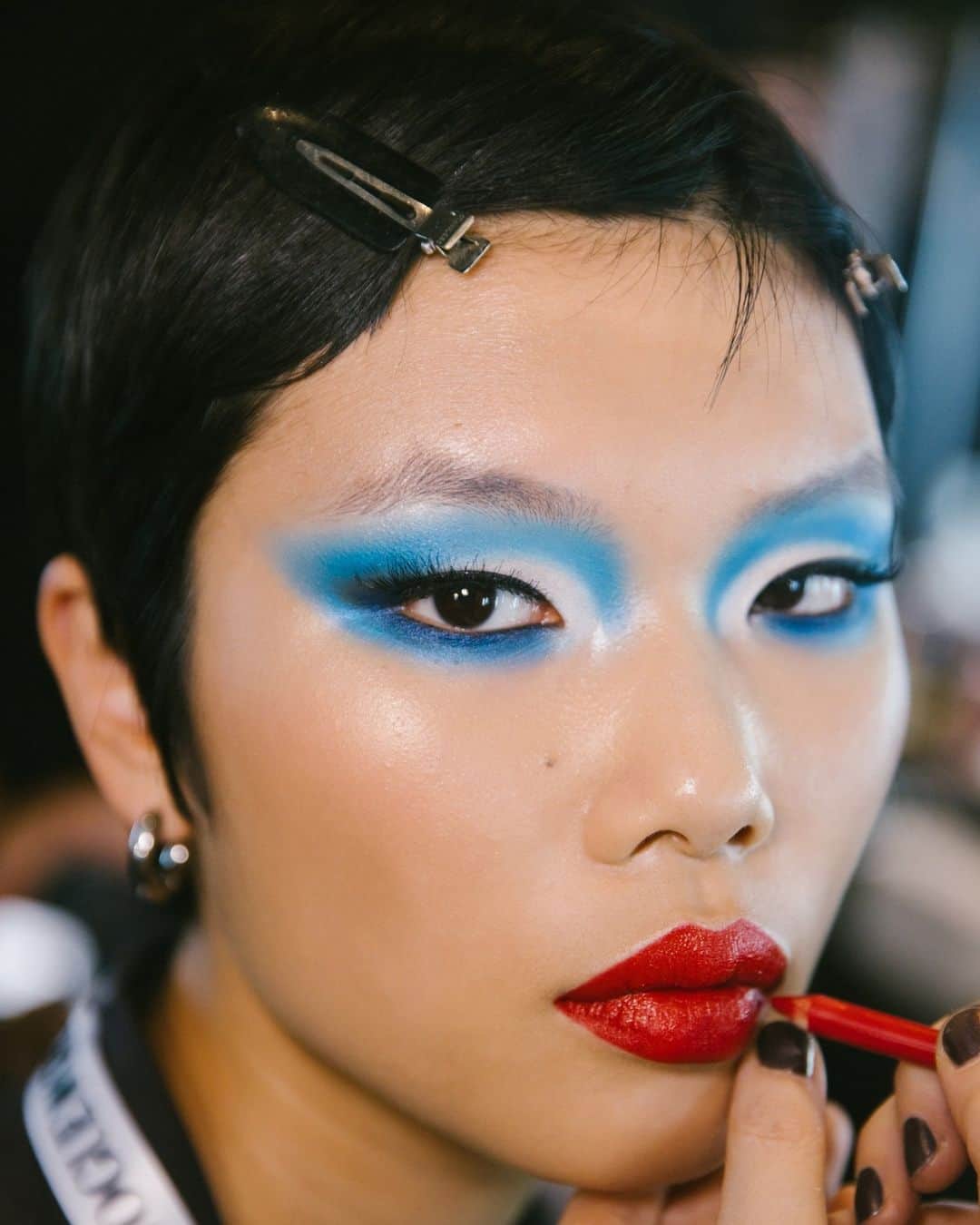 Vogue Beautyさんのインスタグラム写真 - (Vogue BeautyInstagram)「Backstage at #VogueWorld: London was a total vibe. See a peek behind the curtain at the link in our bio. Photos: Christina Fragkou」9月15日 6時38分 - voguebeauty