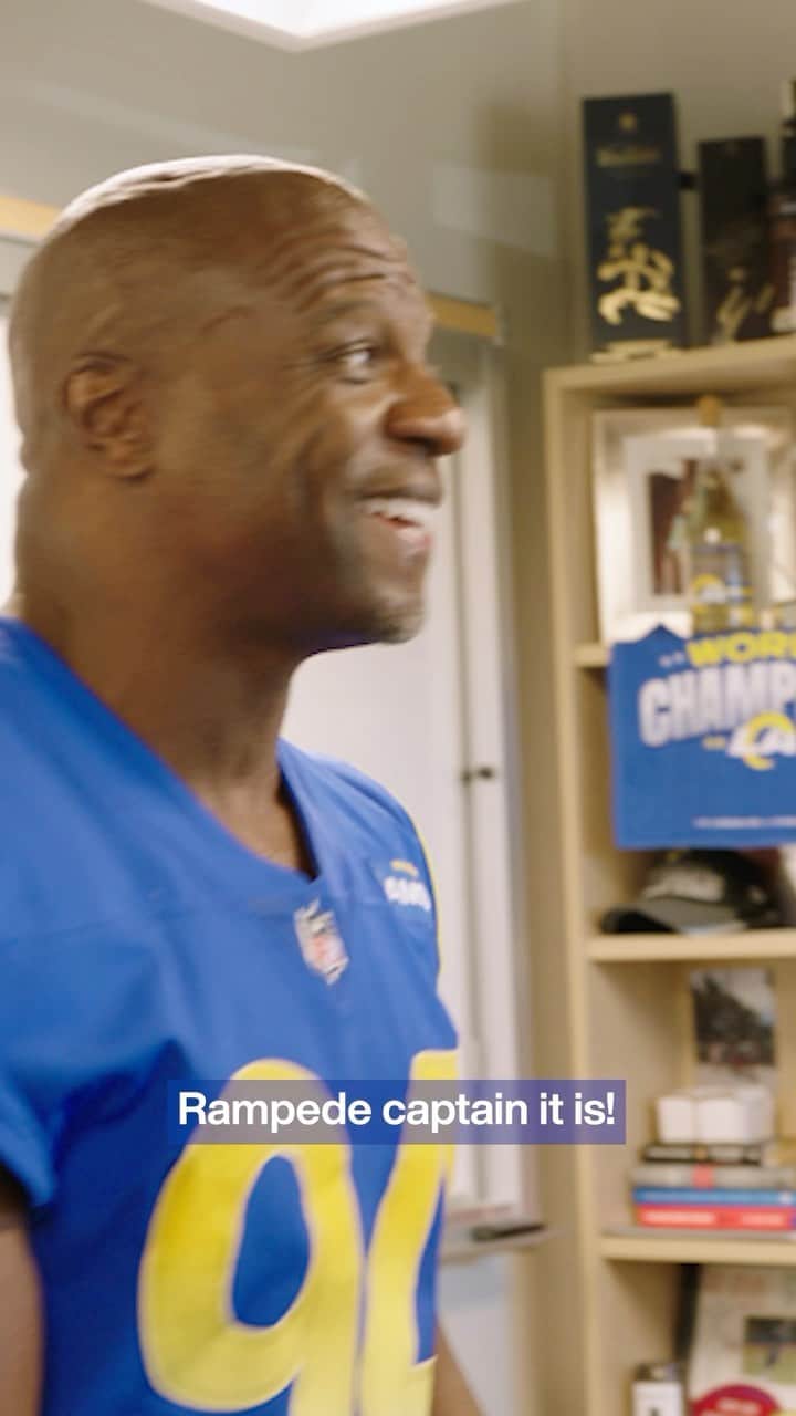 のインスタグラム：「Quite the Rams journey for @terrycrews!   Drafted in 1991 ➡️ (Rampede) Captain in 2023」