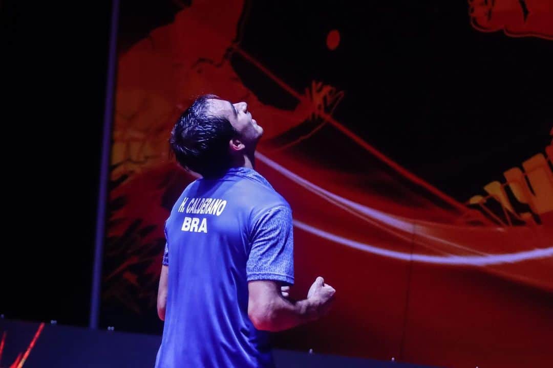 のインスタグラム：「Campeão Pan-Americano 😍 Pan American Champion  🏆  @xiom_global @petrobras @spinsightesndigital  @timebrasil  #BocomBBM #BolsaAtleta  📷 ITTF Americas」