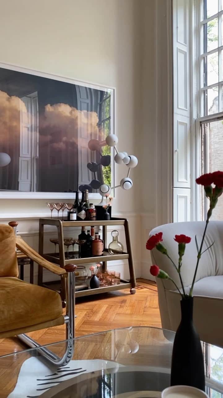 Saks Fifth Avenueのインスタグラム：「@nycfiona’s top-shelf styling will have you wishing it was 5 o’clock. 🍸🍹🍷 Tap View Products or head to the link in our bio to shop her bar cart. #Saks」