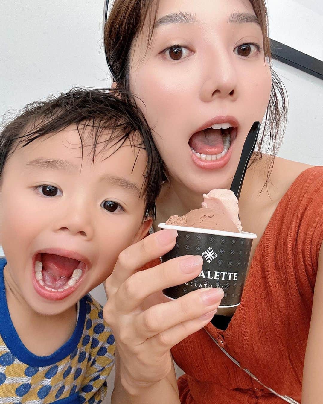高城亜樹のインスタグラム：「ジェラート🍨」