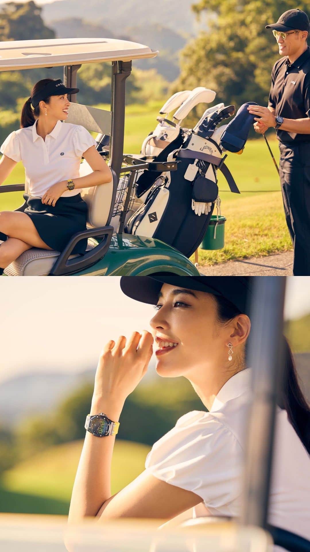 立野リカのインスタグラム：「@audemarspiguet ⛳️」