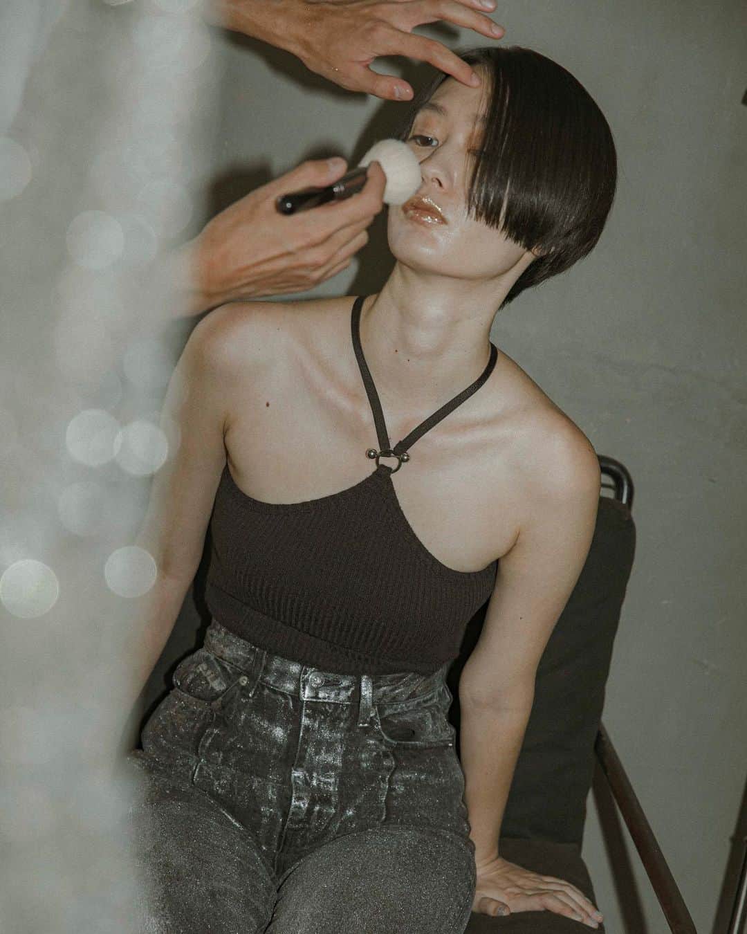 福田瞳さんのインスタグラム写真 - (福田瞳Instagram)「@gemini_tale 📸 . . 初めましての 谷口蘭さん @knrnt 美しくてかっこよくてどの瞬間切り取っても全部おしゃれで素敵でした♡ 動く髪の毛までおしゃれ。 @kei_kouda くんヘアメさすが〜✨ . . @knrnt  @kei_kouda  @fukudahitomi610」9月15日 10時18分 - fukudahitomi610