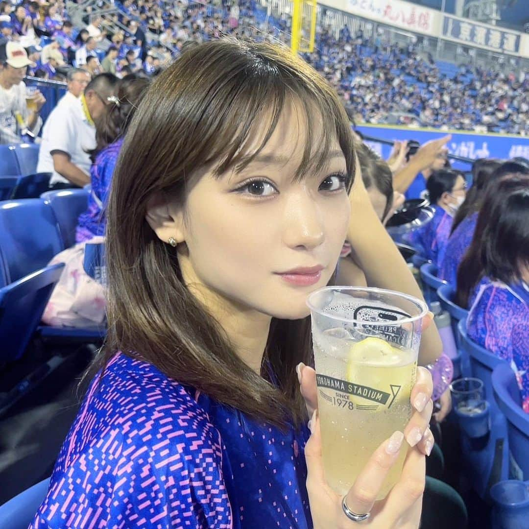 内藤沙季さんのインスタグラム写真 - (内藤沙季Instagram)「野球観戦⚾️ . . . . . #横浜#横浜denaベイスターズ #ベイスターズ#ベイスターズ女子 #野球#野球観戦 #浜スタ#横浜スタジアム#⚾️#ガルフェス#girlsfestival #牧秀吾#デスターシャ」9月15日 10時32分 - n.sakigram