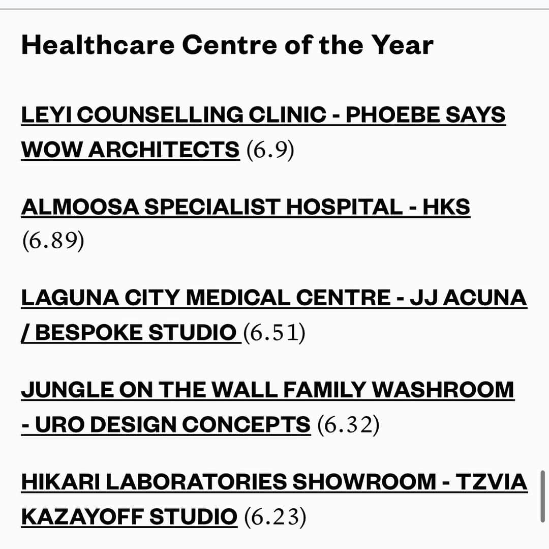 JJ.Acunaさんのインスタグラム写真 - (JJ.AcunaInstagram)「Delighted to share that our Laguna Medical Centre Project has been Top 5 shortlisted for the @framemagazine Awards 2023 in the categories of Best Use of Light out of all project types, budgets, and sizes and Healthcare Centre of the Year! Kudos to my amazing team at @jjabespoke and a special shoutout to @lightoriginstudio, our brilliant lighting consultant for this project. This recognition comes after sifting through tens of thousands of global entries. Feeling incredibly blessed and thrilled by this news! 🌟 #FrameAwards2023 #HealthcareExcellence #healthcaredesign #jjabespoke   📸: @stevenkophotography」9月15日 10時35分 - jj.acuna