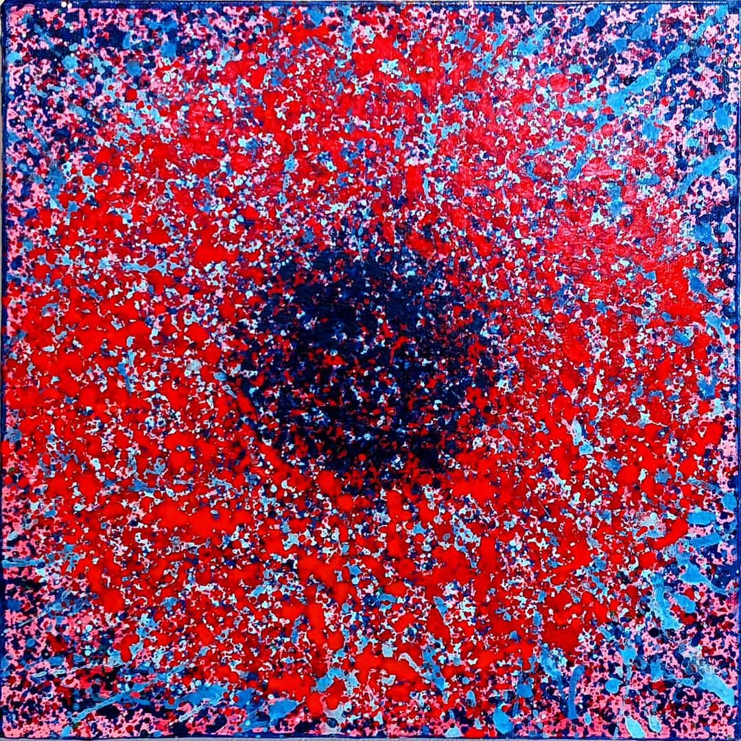 大塚咲さんのインスタグラム写真 - (大塚咲Instagram)「魂の花2023.9.14  #art #芸術 #painting #艺术 #花 #個展 #コンテンポラリーアート #現代美術 #現代藝術 #藝術 #dripping」9月15日 13時07分 - otsukasaki_