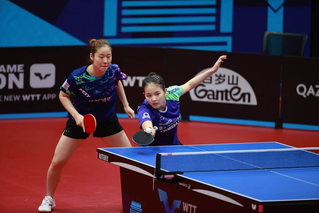 ITTF Worldさんのインスタグラム写真 - (ITTF WorldInstagram)「Can't disrupt the flow of the almighty at #WTTAlmaty 💧   #Ganten #TableTennis #PingPong」9月15日 13時00分 - wtt