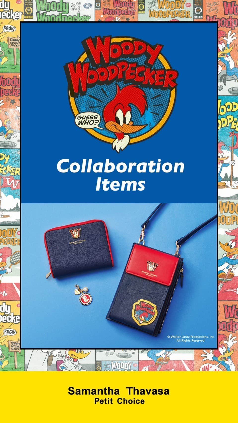 のインスタグラム：「サマンサタバサプチチョイスからウッディ・ウッドペッカーコレクションのご紹介❤️＆新作アイテムのご紹介✨」