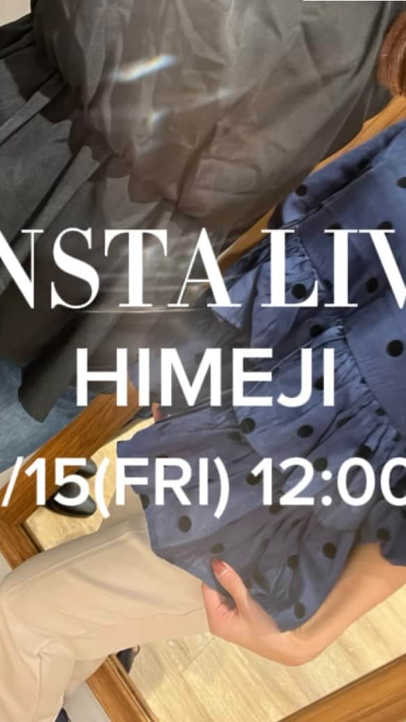 神戸レタス三宮店のインスタグラム：「. 9/15(Fli) Insta live HIMEJI🏯✨  本日のテーマ『秋に使える！ブラウスコーデ』です🫶💕  今からの季節、大活躍間違いなしの ブラウスアイテムのご紹介です💖  是非最後までご視聴下さいませ🙇‍♀️  ▽紹介スタッフ ゆきのん　150cm(姫路店) かえで　　161cm(姫路店)  ▽紹介品番 C6859 (メイン C6409 (メイン)」